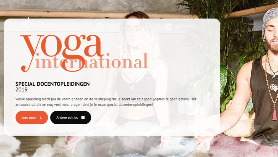 Special docentopleidingen yoga international